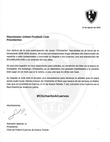 club de cuervos chicharito