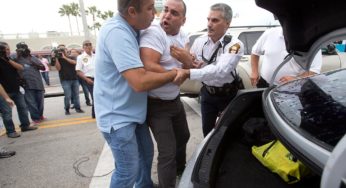 Riña en Miami tras izamiento de bandera de EU en Cuba