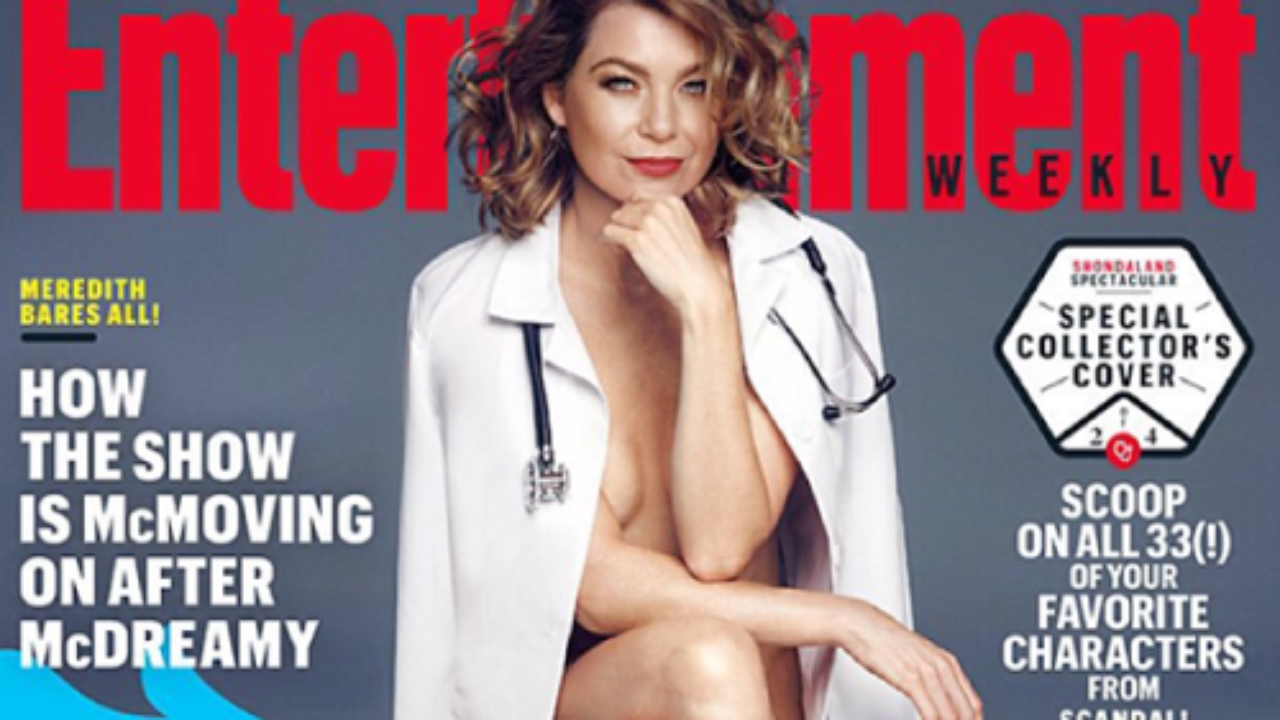 Ellen Pompeo se desnuda para Entertainment Weekly - José Cárdenas