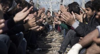 Más de 7000 migrantes, varados en la frontera entre Grecia y Macedonia