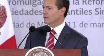 EPN promulga Ley de Sociedades Mercantiles