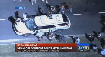 Doce policías heridos en protestas tras balacera en Charlotte