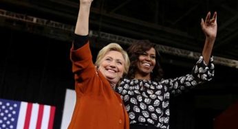 Hillary cerrará campaña en Filadelfia, acompañada de los Obama