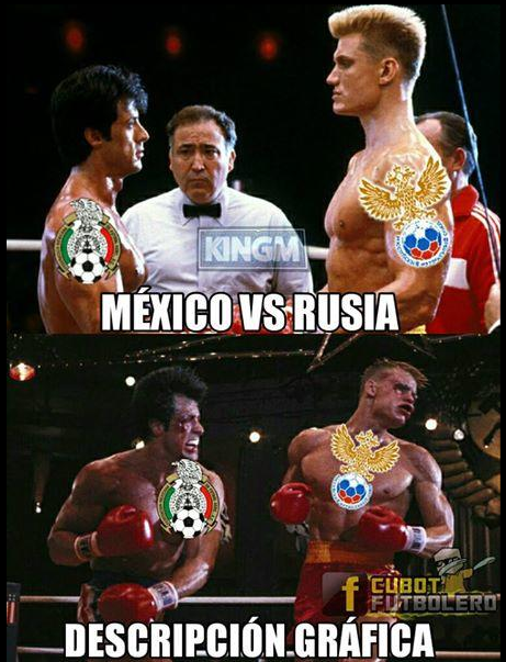 Lo mejor del México vs Rusia… Los Memes