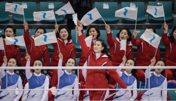 Porristas norcoreanas causan sensación en Pyeongchang 2018