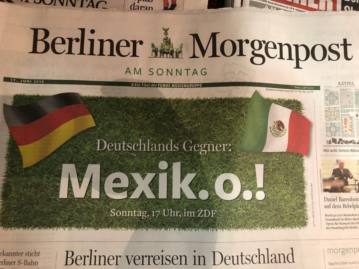 Qué dicen los periódicos alemanes del partido contra México