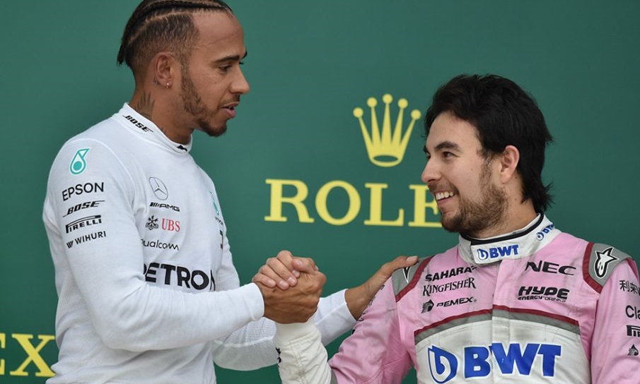 El rey Lewis Hamilton el favorito local Checo Pérez José Cárdenas