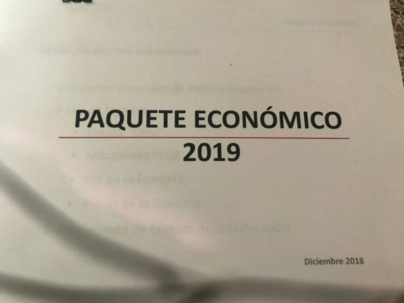Paquete Económico 2019 eliminará diversos programas