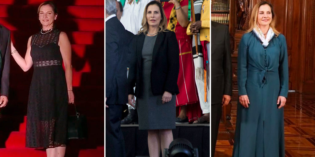 Los outfits de Beatriz Gutiérrez en la toma de posesión de AMLO - José  Cárdenas