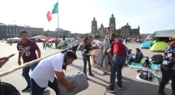 CNTE se va del Zócalo